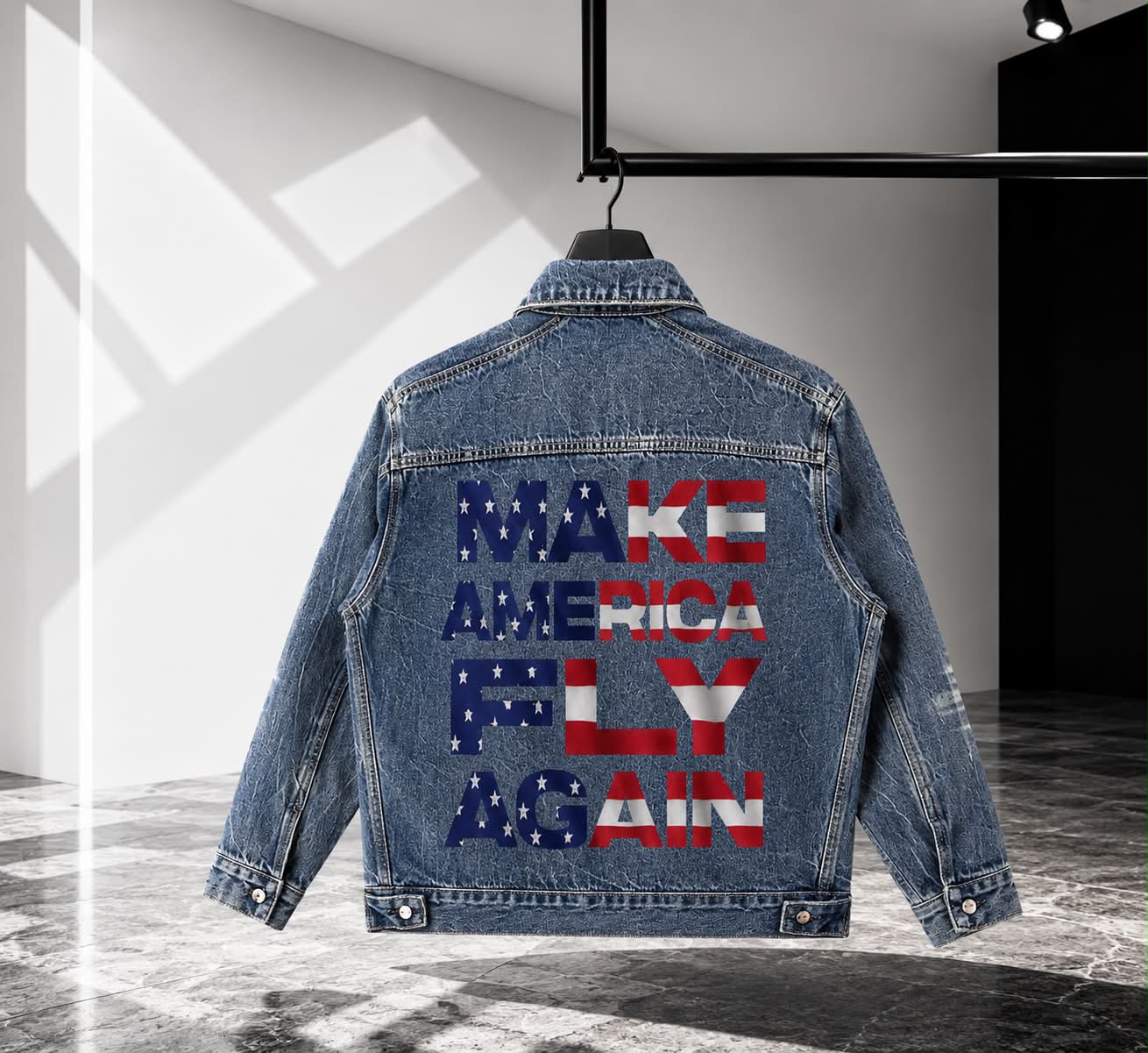 Sause America Vintage Wash Denim Jacket