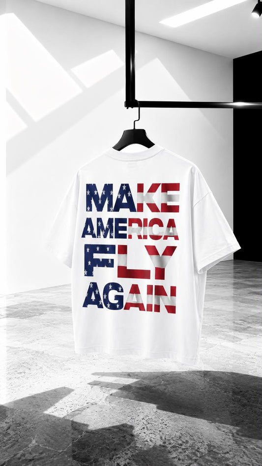 Make America Fly Again Drop Shoulder T-Shirt